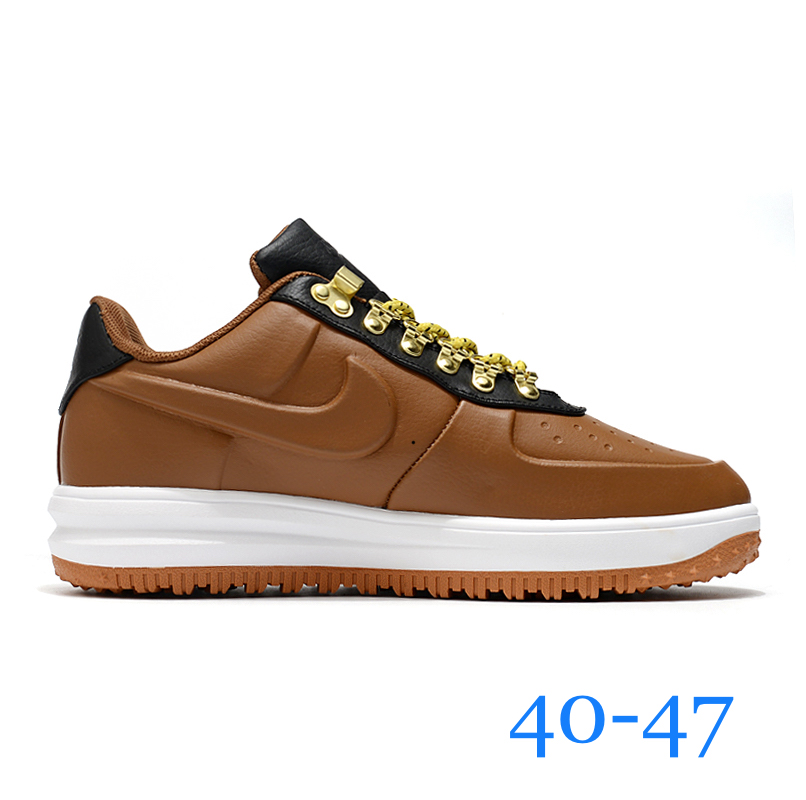 2020 Men Nike Air Force III Brown Black Shoes